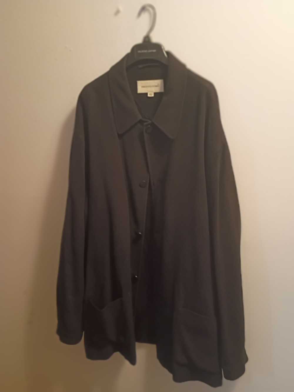 Pronto Uomo Black Lightweight Shirt Jacket